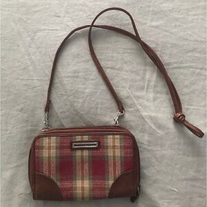 Vintage Longaberger wallet/purse with removable strap and checkbook/ID case